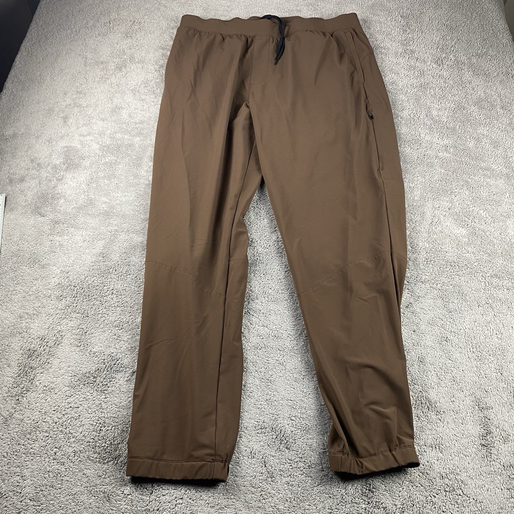 Old Navy Active Tapered Go Dry‎ Jogger Pants Mens Large Brown
